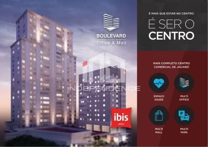 Sala para venda e locação | 34 m² | Centro - Jacareí